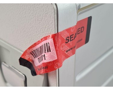 Unisto Non Residue - Tamper Evident Labels Roll Size: 1000 labels