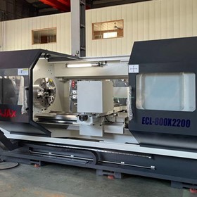 880mm or 1,000mm swing AJAX Taiwanese ECL Series Heavy Duty CNC Lathes