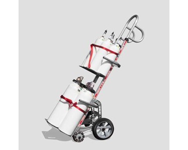 Multi Gas Cylinder Trolley | Hand Truck Dual Nose