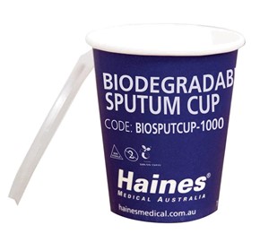 Sputum Cup - Biodegradable