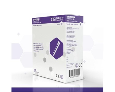 Clearview Medical Australia - Plain Swabs with Transfer Tubes