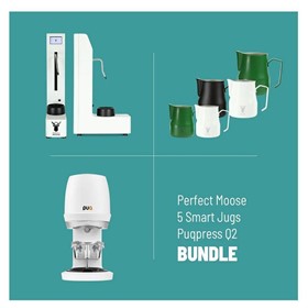 Perfect Moose Greg Automatic Milk Steamer with Mahlkonig E80 and FREE  Puqpress & Flow