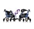 Airgo - Transport and Rollator Walker | Fusion Side-Folding | Pacific Blue