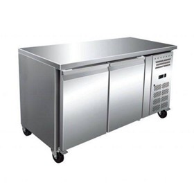 Stainless Steel Under Bench Fridge | Two Doors