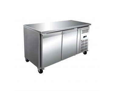 Stainless Steel Under Bench Fridge | Two Doors