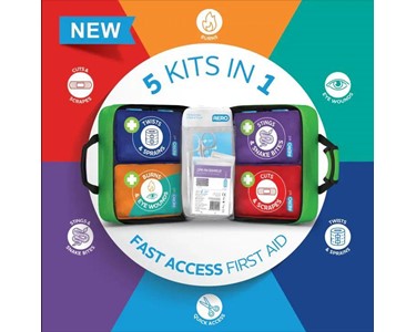 Mini Modular First Aid Kit 3 Series Softpack Emergency - 5 Modules