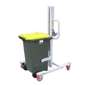 Wheelie Bin Lift Trolley, Manual Lift and Manual Push