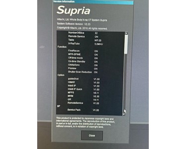Hitachi - Hitachi Supria 32 Slice CT Scanner 