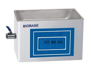 Biobase - 4L stainless ultrasonic cleaning bath with heating and drain | UC-10S