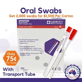 Oral Swabs with Transfer Tubes