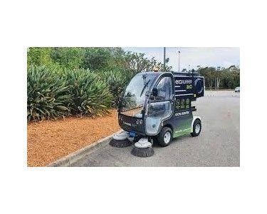 EcoTeq - Electric Compact Street Sweeper | EcoSweep 360 