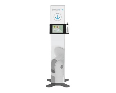 Sprocket - iPad and Tablet Stands with Integrated Hand Sanitiser Station