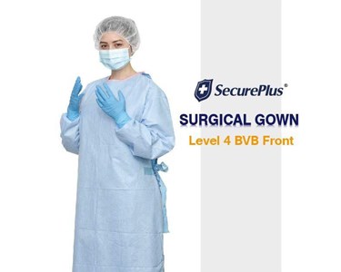 Plus Medical - Hospital Gowns I SecurePlus Sterile BVB Surgical Gown AAMI Level 4