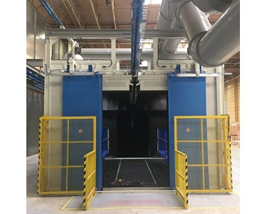 Superior - Shotblasting Machine | SUPERIOR EdgeBlast Tunnel Overhead Rail