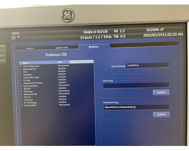 GE - Voluson S6 - 3D/4D | Ultrasound Machine | EX2694
