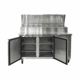 Two Door Pizza Prep Fridge | SH2000/800