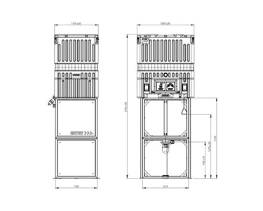 Spilltek - Emergency Self Contained Safety Shower ET1400F