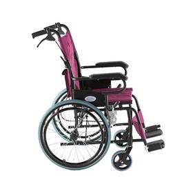 Manual Wheelchair | Lightweight Purple Transit Chair