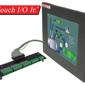 Stand-alone 6" HMI Touch Screen Panel and PLC