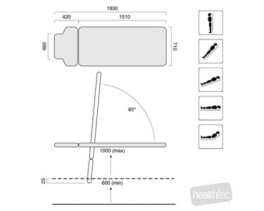 Healthtec - HT Tilt Table Hoist Access
