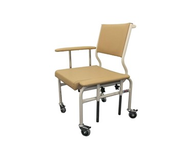 Kingston - Mobile Chair Fawn With Dropside Arms