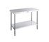 Simply Stainless - SS01-07-2400 Work Bench with Under Shelf and Plan Top