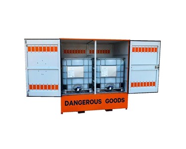 The Dangerous Goods Bunded Cabinet – 2 x IBC Pallets