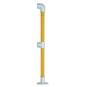 End Stanchion (Fall) w/ Straight Angle Base Fixing Plate