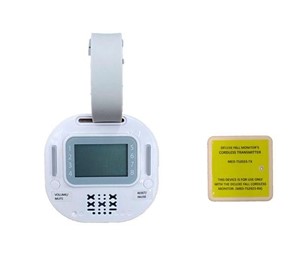 Deluxe Fall Alarm Monitor & Transmitter Kit - Wired & Wireless
