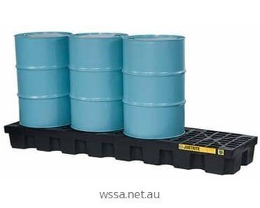 Spill Crew - Drum Bunds | 4-Drum Polyethylene Inline