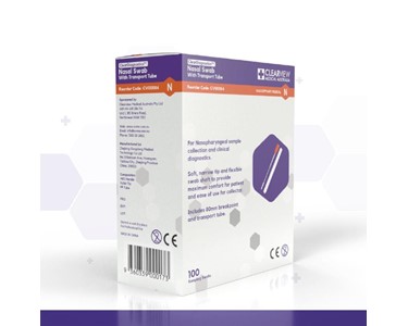 Clearview Medical Australia - Pernasal Swabs with Transfer Tubes