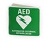 Priority First Aid - 3-way AED Wall Sign
