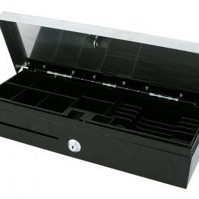 Cash Drawer Fliptop 6 Note 8 Coin 24V Blk | CDDIECFLIP