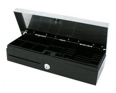VPOS - Cash Drawer Fliptop 6 Note 8 Coin 24V Blk | CDDIECFLIP
