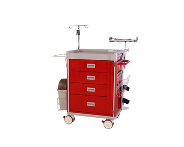 Select Patient Care - Emergency Resuscitation Cart | Emerge 4 Drawer - Package 2