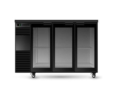 Skope - 3 Glass Door Fridge 580L | BB.3.GSW BLK