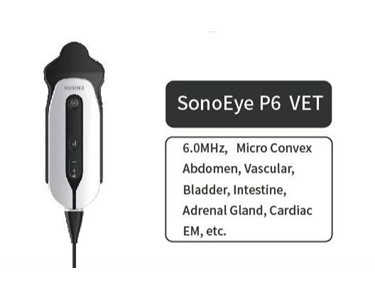 SonoEye P6 Micro Convex Veterinary Ultrasound Probe