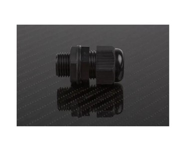 RS PRO - Black Round Top IP68 Cable Gland M16