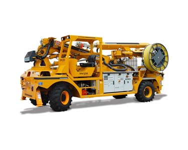 Putzmeister - Tunnel Concrete Pump | SPM 500 Wetkret