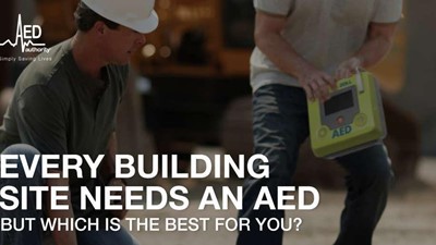 Every building site needs an AED, but which one is best for you?