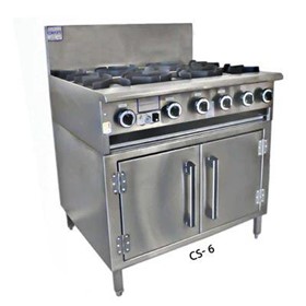 CS-6 | 6 Burner with Cha Siew Oven underneath