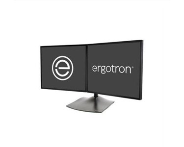 Ergotron - Monitor Mount | DS100 Dual-Monitor Desk Stand, Horizontal