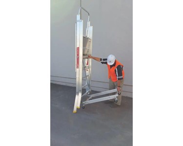 Order Picker Ladder | Folding Wheeled Steps Chassis