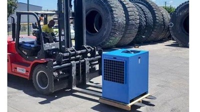 Compressed Air Installation for Tyre Repair Centre