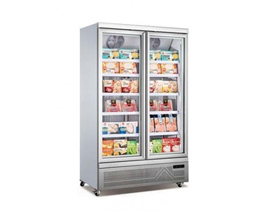 Commercial Double Door Display Freezer