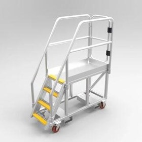 Access Platform | 925mm Mobile Aluminium Skinny Ladder