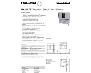 Friginox - Blast Chiller | MX20ATS7 