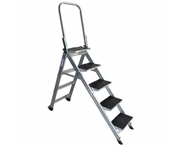 Bailey - Stairway Step Ladders with Safety Rail