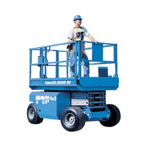 Electric Wide Deck Scissor Lift