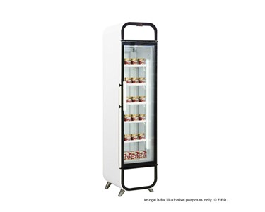 Colourbond Single Glass Door Upright Freezer - LG-180GEF